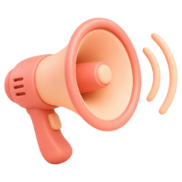 Drawing of a megaphone